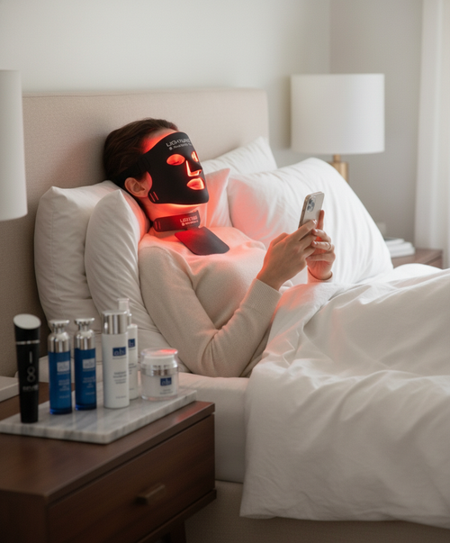 Allure Activate Dual-Light Face and Neck Mask